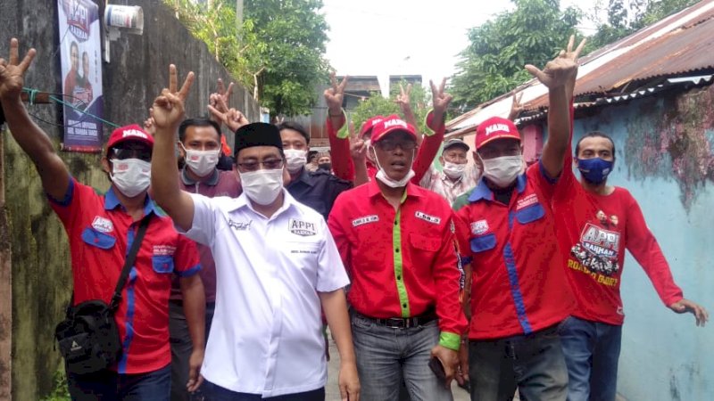 Sasar Empat Kelurahan, Rahman Bando 2 Jam Jalan Kaki Keluar Masuk Lorong