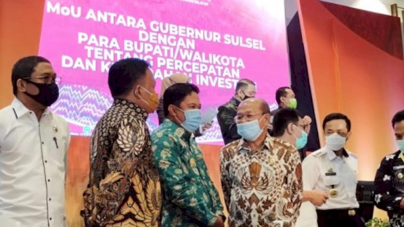 Bupati Jeneponto Hadiri Rakor DPMPTSP Bersama MenPAN di Makassar