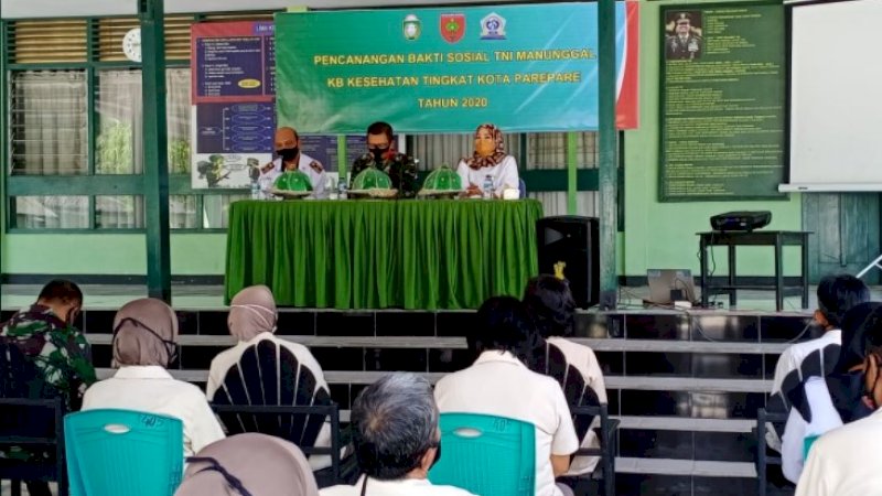 Pemkot Parepare dan TNI Bersinergi Canangkan Baksos KB Kesehatan