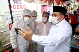 Tim Appi-Rahman Sudah Tes Swab Gratis 1000 Orang, Bagikan Lebih dari Setengah Juta Masker