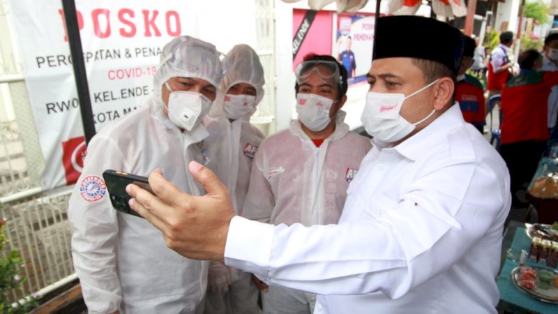 Tim Appi-Rahman Sudah Tes Swab Gratis 1000 Orang, Bagikan Lebih dari Setengah Juta Masker