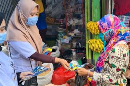 Bangun Kesadaran Warga Pakai Masker, Tim SS-AK Terjunkan Tim Salam Cantik Milenial