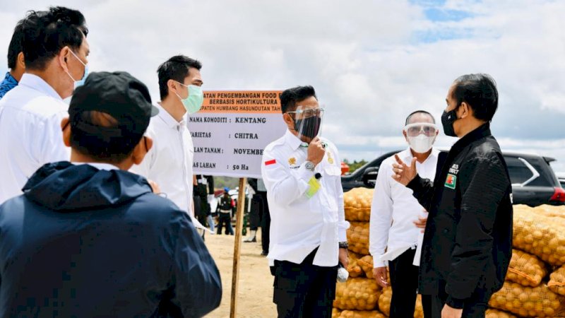 Penasaran Hasilnya, Presiden Jokowi Berharap Food Estate Humbahas Kelak Direplikasi Provinsi Lain