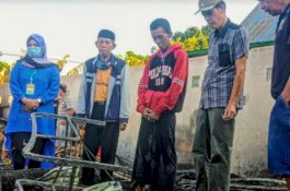 Peduli Korban Kebakaran Desa Ujung Pero, Andi Merly Turun Langsung Berikan Bantuan