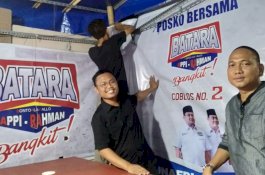 Inginkan Perubahan, Warga Patungan Bangun Posko Pemenangan Appi-Rahman