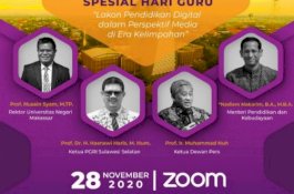 Sambut Hari Guru, LPM Profesi UNM akan Gelar Webinar Nasional yang Hadirkan Mendikbud