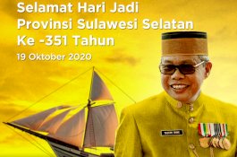 Pesan dan Harapan Taufan Pawe di HUT Ke-351 Sulsel