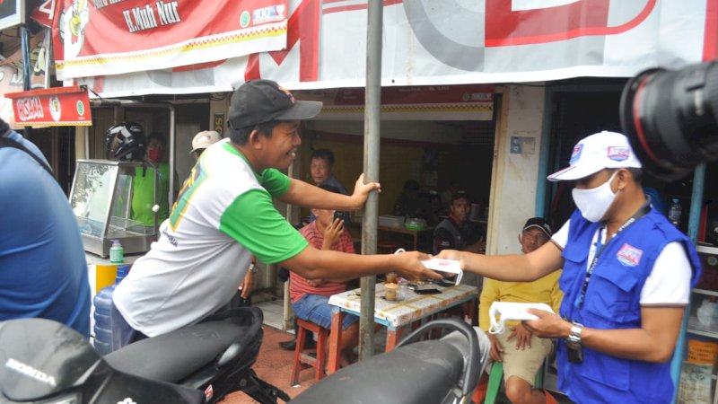 Sudah Bagi 4 Juta Masker dan 500 Ribu Hand Sanitizer, Bukti Appi-Rahman Peduli Cegah Penyebaran Covid-19