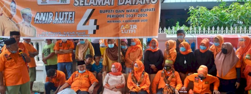 Pendukung Siap Jemput Kemenangan Anir-Lutfi