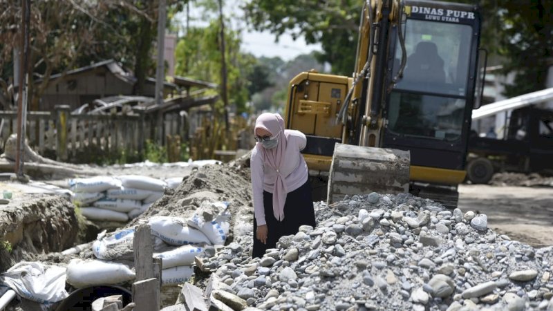 IDP Tinjau Progres Penanganan Pasca Banjir