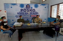 Satgas Covid-19 Barru Bahas Pelaksanaan Pemungutan Suara