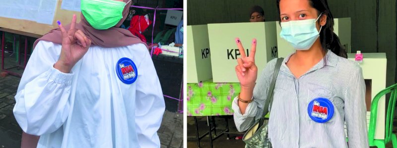 Tak Mau Ketinggalan Bikin Perubahan di Makassar, Milenial Makassar Coblos Appi-Rahman