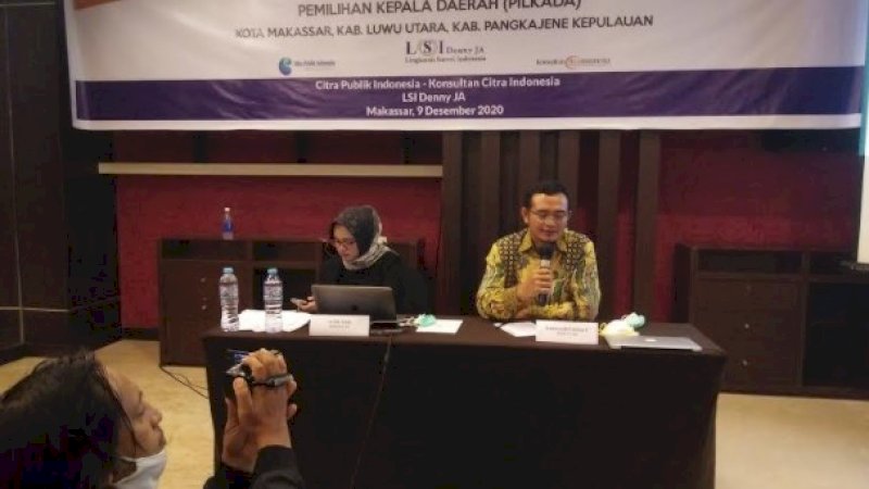 Adama Menang di Pilkada Makassar Versi Hitung Cepat, LSI Ungkap Peran Fatmawati Rusdi