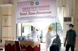 Swab Test Gratis PKK Gowa Diharap Bisa Putus Mata Rantai Covid-19