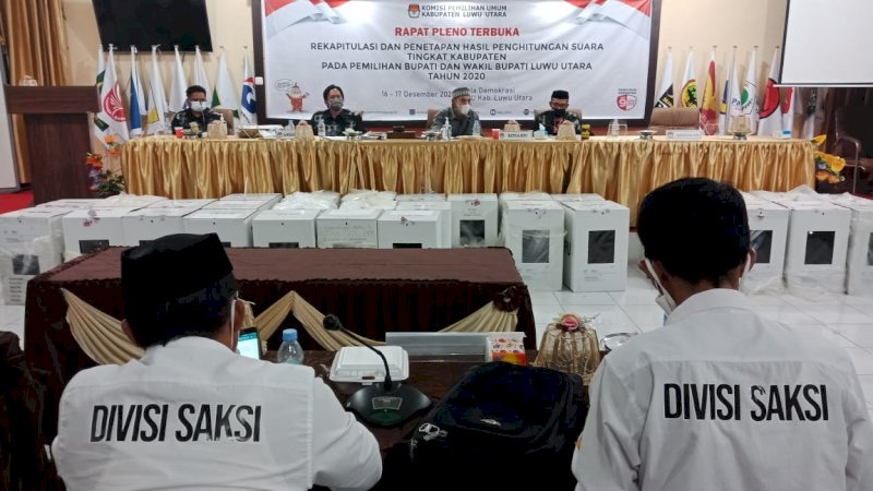 Rekap KPU Luwu Utara: Indah-Suaib Peraih Suara Terbanyak