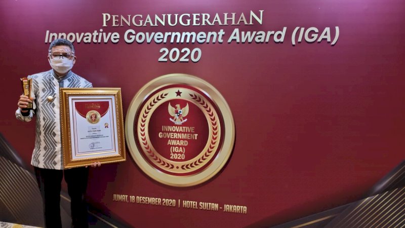 IGA 2020, Pemkot Parepare Raih Penghargaan Kota Sangat Inovatif