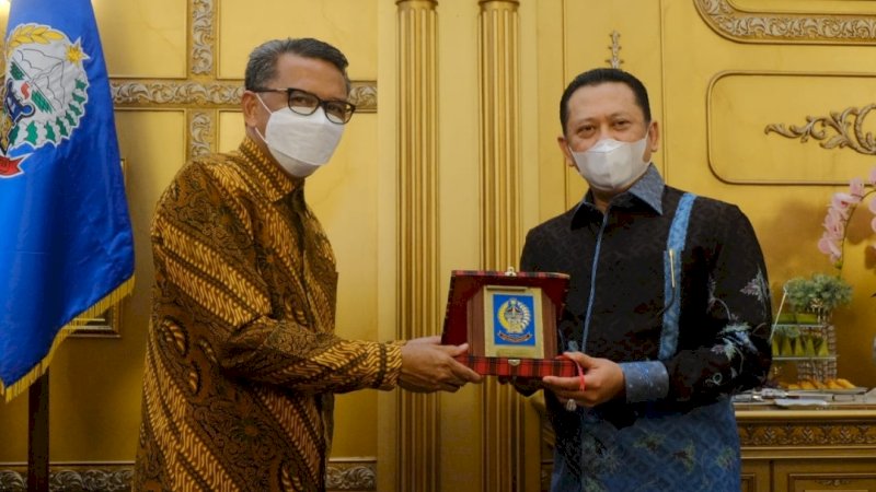 Nurdin Abdullah dan Bambang Soesatyo. 