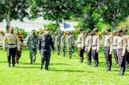 Jelang Natal dan Tahun Baru, Polres Wajo Gelar Apel Operasi Lilin 2020