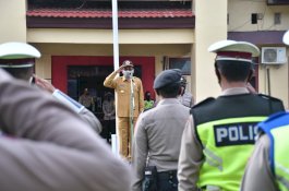Sekda Luwu Utara Pimpin Apel Gelar Pasukan Operasi Lilin Pengamanan Nataru