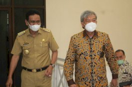 Bupati Barru Sambut Kedatangan Dirjen Penataan Agraria Kementerian ATR/BPN RI