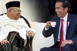 Jelang Rabu Pon, Presiden Jokowi Bertemu Empat Mata dengan Wapres Ma'ruf Amin