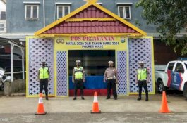 Operasi Lilin Berlangsung, Sat Lantas Polres Wajo Fokus Tegakkan Prokes