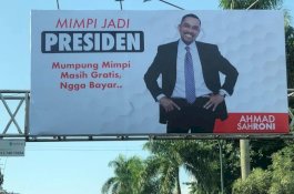 Muncul Baliho 'Mimpi Jadi Presiden' di Makassar, Ini Kata Ahmad Sahroni