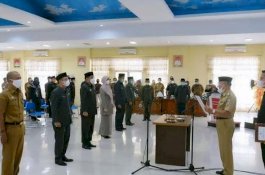 Bupati Jeneponto Ambil Sumpah 77 Orang Pejabat, 2 Kades Ikut Dilantik