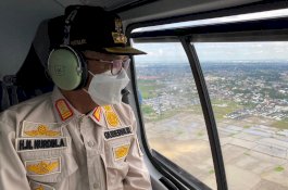 Pantau 4 Daerah dengan Helikopter, Gubernur NA: Daerah Perumahan Umumnya Seperti Mangkok