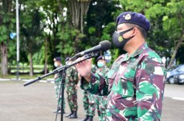 Tekan Penyebaran Covid-19, Danlantamal VI Ingatkan Personel Tak Keluyuran di Malam Tahun Baru