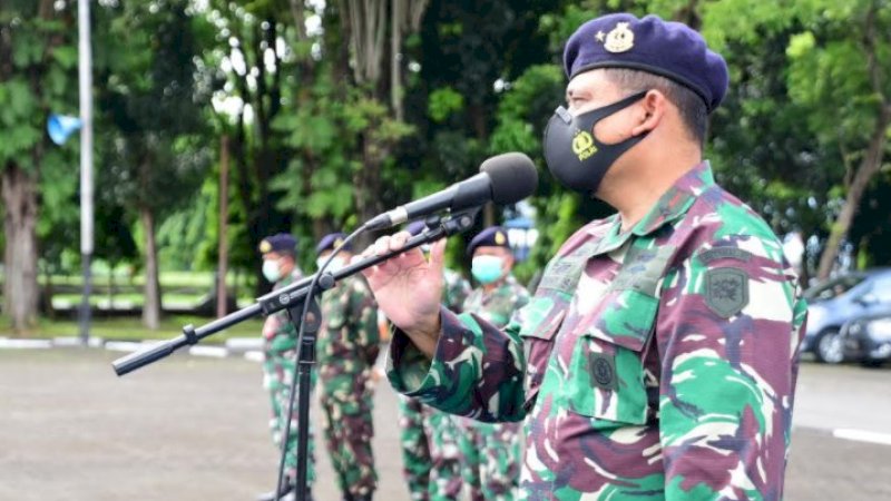 Tekan Penyebaran Covid-19, Danlantamal VI Ingatkan Personel Tak Keluyuran di Malam Tahun Baru