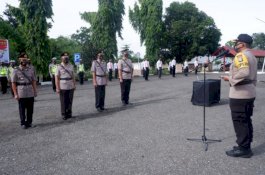 Penutup Tahun, Tiga Perwira Polres Wajo Bergeser
