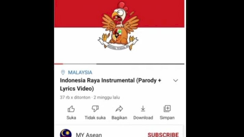 Ternyata WNI, Polisi Malaysia Tangkap Penghina Lagu Indonesia Raya