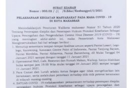 Kasus Covid-19 Meningkat, Pemkot  Makassar Bakal Perpanjang Aturan Jam Malam