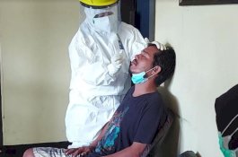 Ada Tahanan Suspect COVID-19, Polsek Ujung Kota Parepare Lakukan Tes Swab dan Sterilisasi