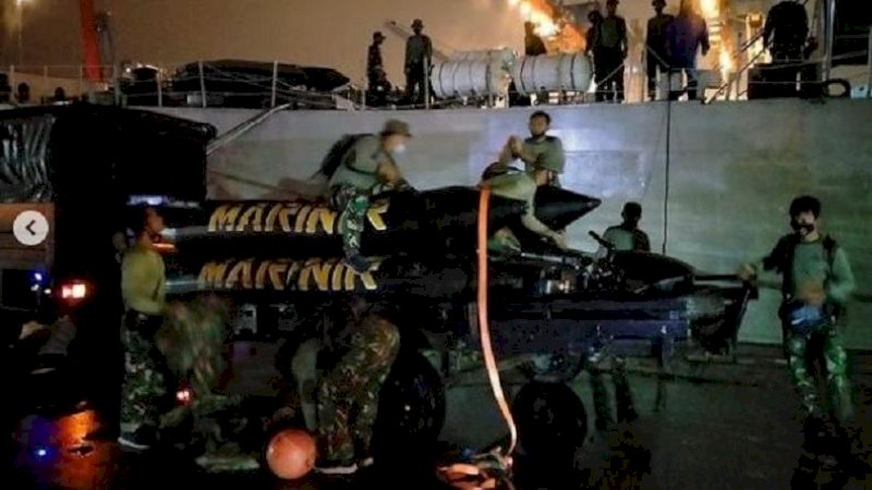 TNI AL kerahkan pasukan elit cari pesawat Sriwijaya Air yang jatuh di perairan Kepulauan Seribu. (Foto: Instagram)