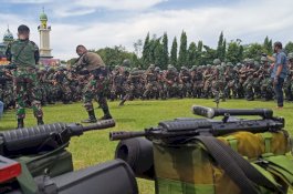 400 Personel Satgas Pamtas RI-RDTL Berangkat Jaga Perbatasan NTT dan Timor Leste