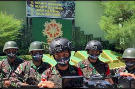 Bakal Diterjunkan ke Perbatasan Timur Leste, 400 Personel Yonarmed 6 Digembleng Latihan
