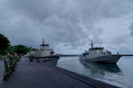 Susul KRI Teluk Ende-517, Lantamal VI Kembali Berangkatkan Kapal Perang ke Mamuju