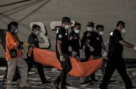 Terkumpul 188 Kantong Jenazah Berisi Bagian Tubuh Korban Sriwijaya Air