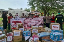 Tahap Pertama, Astra Motor Sulsel Salurkan Bantuan Senilai Rp50 Juta kepada Korban Gempa Sulbar