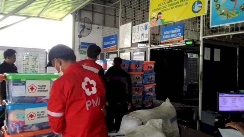PMI Sulsel Terjunkan Relawan dan Bantuan Kemanusiaan ke Sulbar
