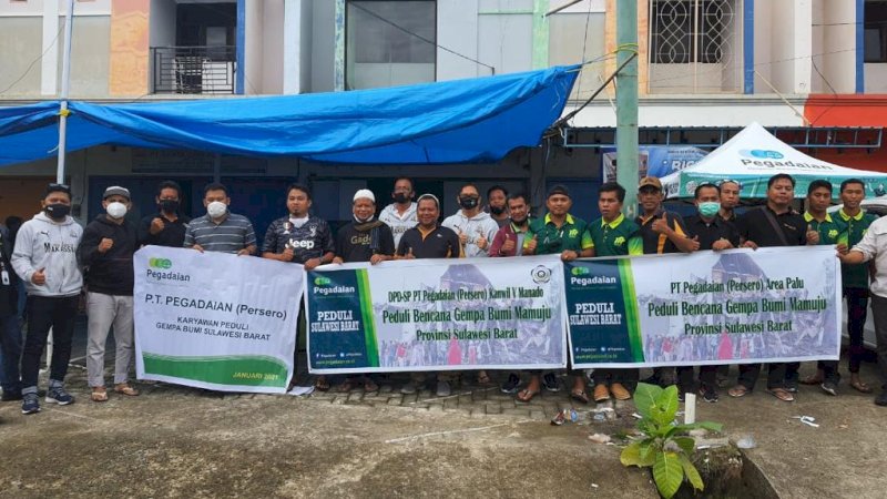 PT Pegadaian Wilayah VI Makassar Salurkan Bantuan untuk Korban Gempa di Sulbar
