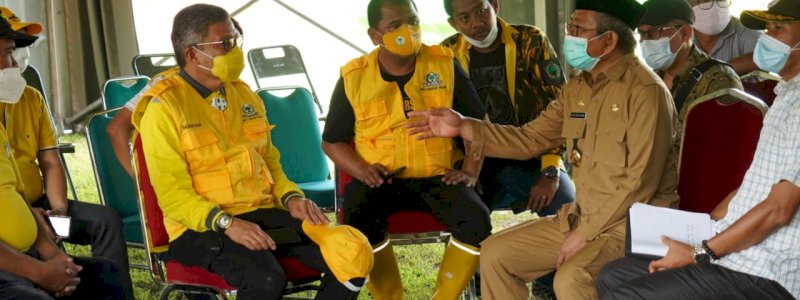 Bantuan Tiba, Gubernur Sulbar: Terima Kasih Pak Airlangga dan Taufan Pawe