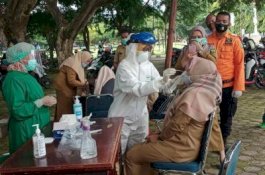 Cegah Penyebaran Covid-19 di Lingkup Pemkab Luwu, Tes Rapid Antigen Dilakukan untuk Pejabat Eselon