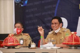 Bupati Barru Pimpin Rakor Perangkat Daerah, Paparkan Sasaran Pembangunan 2021