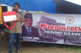 Terima Bantuan dari Rachmat Gobel, Gubernur Sulbar: Terima Kasih Atas Atensinya untuk Masyarakat Kami