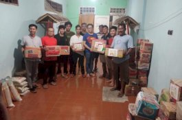 Tomy Satria Salurkan Langsung Bantuan Korban Gempa Sulbar