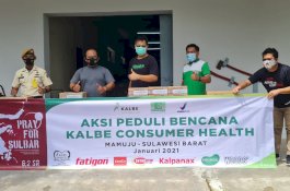 Gandeng Enseval dan BPOM, Kalbe Farma Kirim Bantuan Obat-obatan ke Sulbar