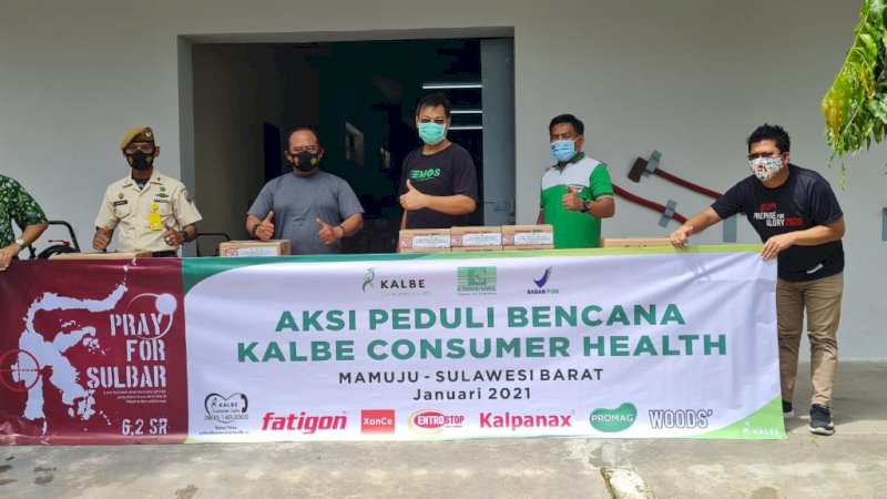 Gandeng Enseval dan BPOM, Kalbe Farma Kirim Bantuan Obat-obatan ke Sulbar